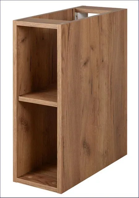 Wąska szafka łazienkowa 20 cm dąb craft złoty F1-K41