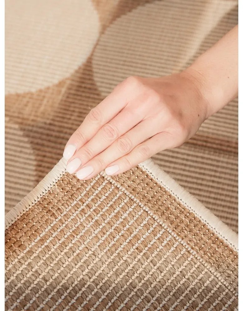 Chodnik odpowiedni na zewnątrz w beżowo-śmietankowym kolorze 80x250 cm Duet Bowen – NORTHRUGS