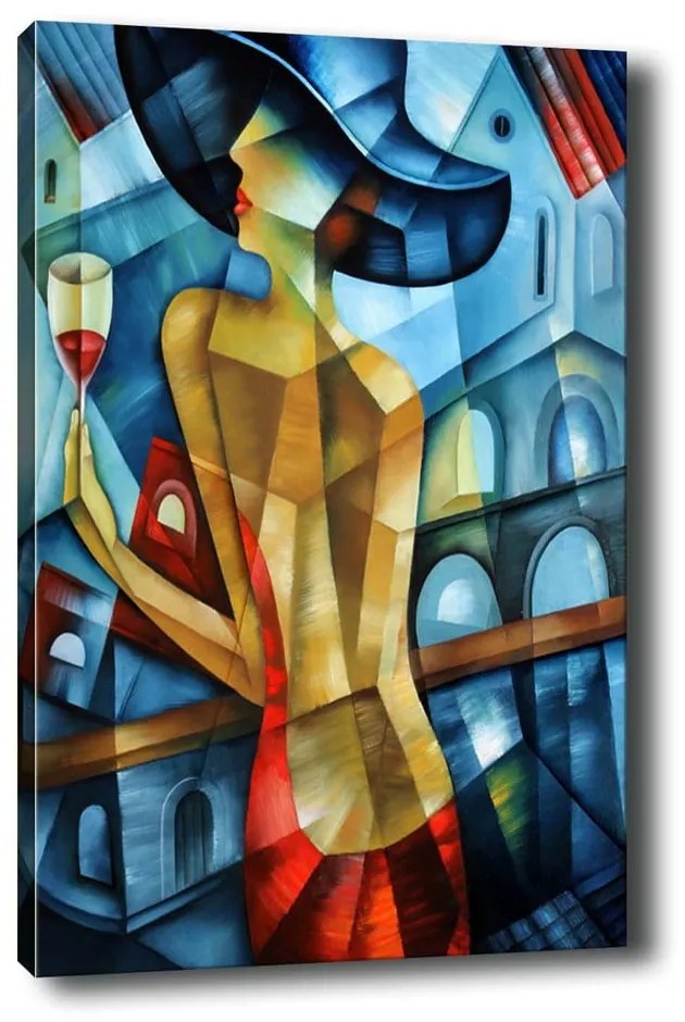 Obraz Tablo Center Cubistic Lady, 50x70 cm