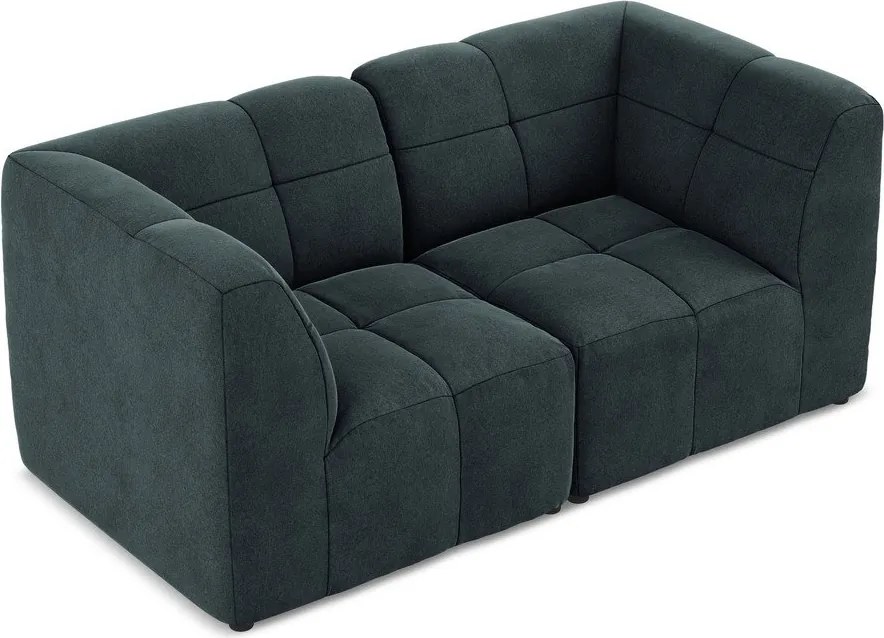 Niebieska aksamitna sofa 180 cm Aloha – Makamii