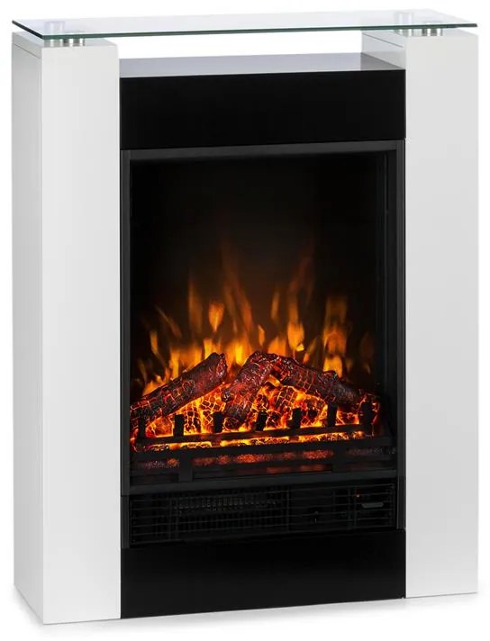 Klarstein Studio 5 1800W 62cm Kominek Elektryczny Dekoracyjny Biały