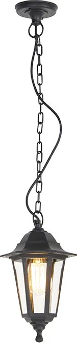 Lampa wisząca zewnętrzna czarna - New Haven