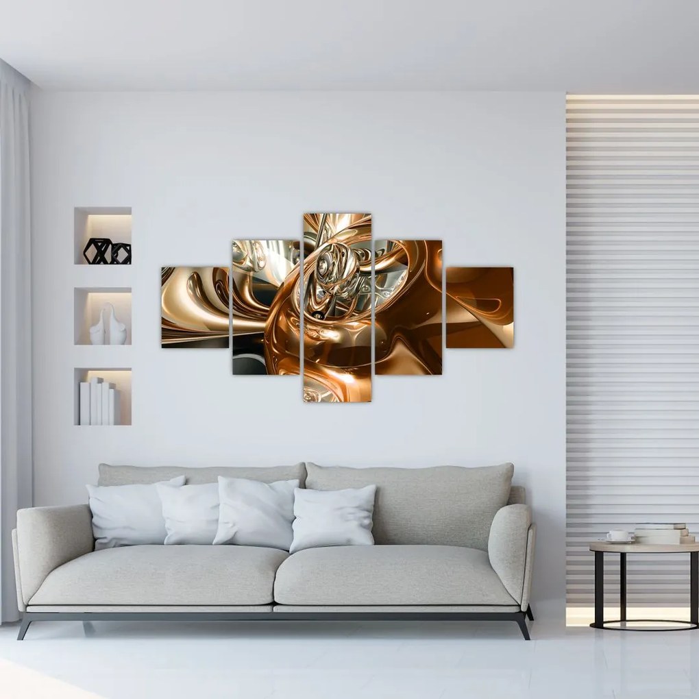 Obraz abstrakcji (125x70 cm)