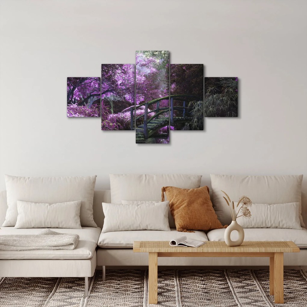Obraz - Mistyczny ogród (125x70 cm)