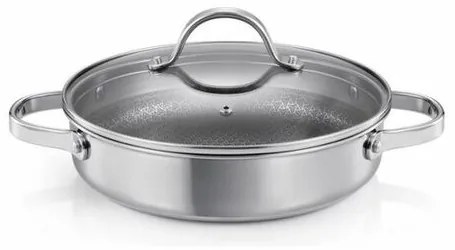Tescoma Patelnia głęboka z pokrywką SteelCRAFT śr. 28 cm, 2 uchwyty, 28 cm