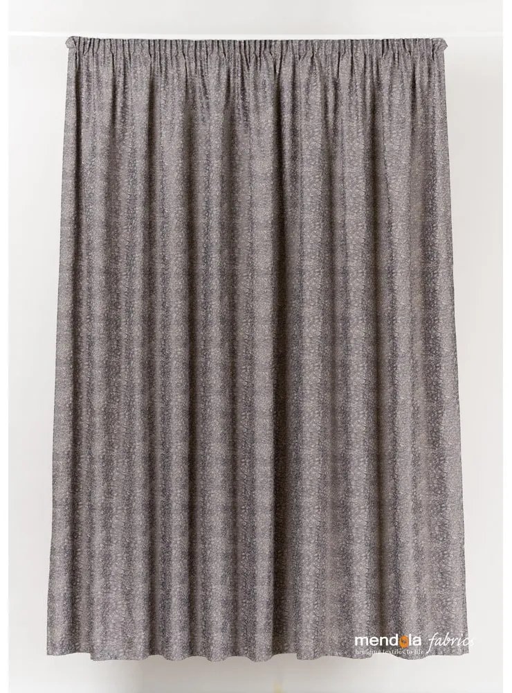 Szara zasłona 140x260 cm Marciano – Mendola Fabrics
