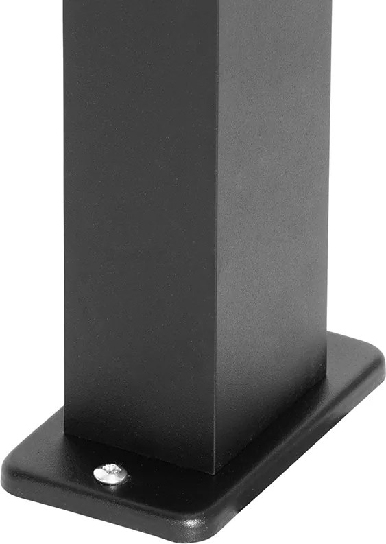 Inteligentna lampa stojąca zewnętrzna czarna 65 cm IP44 z WiFi GU10 - Baleno