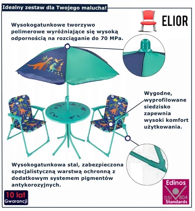 Niebieski zestaw dziecięcy do ogrodu W3-H54