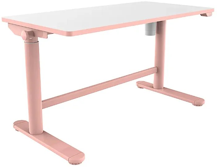 Różowe podnoszone biurko dziecięce elektryczne Z7-P30