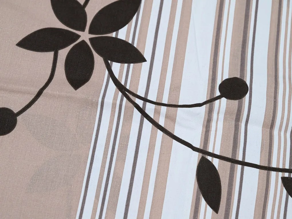 PrzytulneMieszkanie.pl PrzytulneMieszkanie.pl Beżowa pościel bawełniana VINES Rozmiar pościeli: 70 x 90 cm | 140 x 200 cm