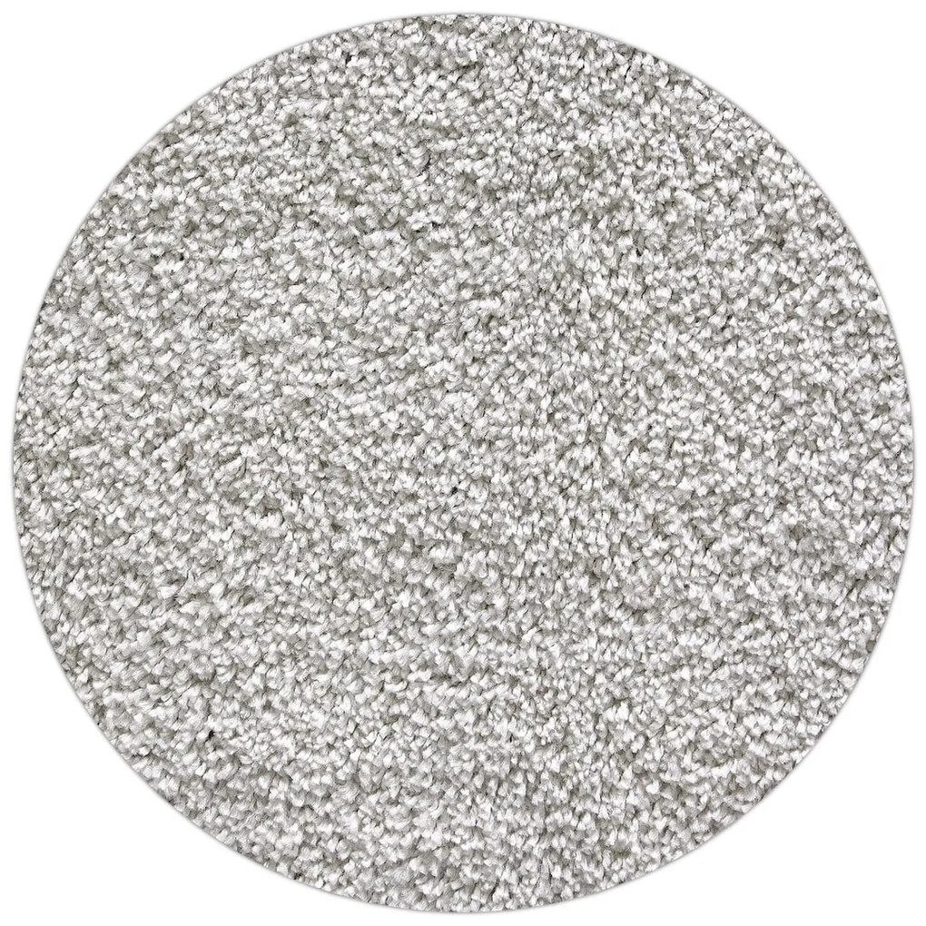 Dywan shaggy Best kremowy 80 cm x 80 cm koło