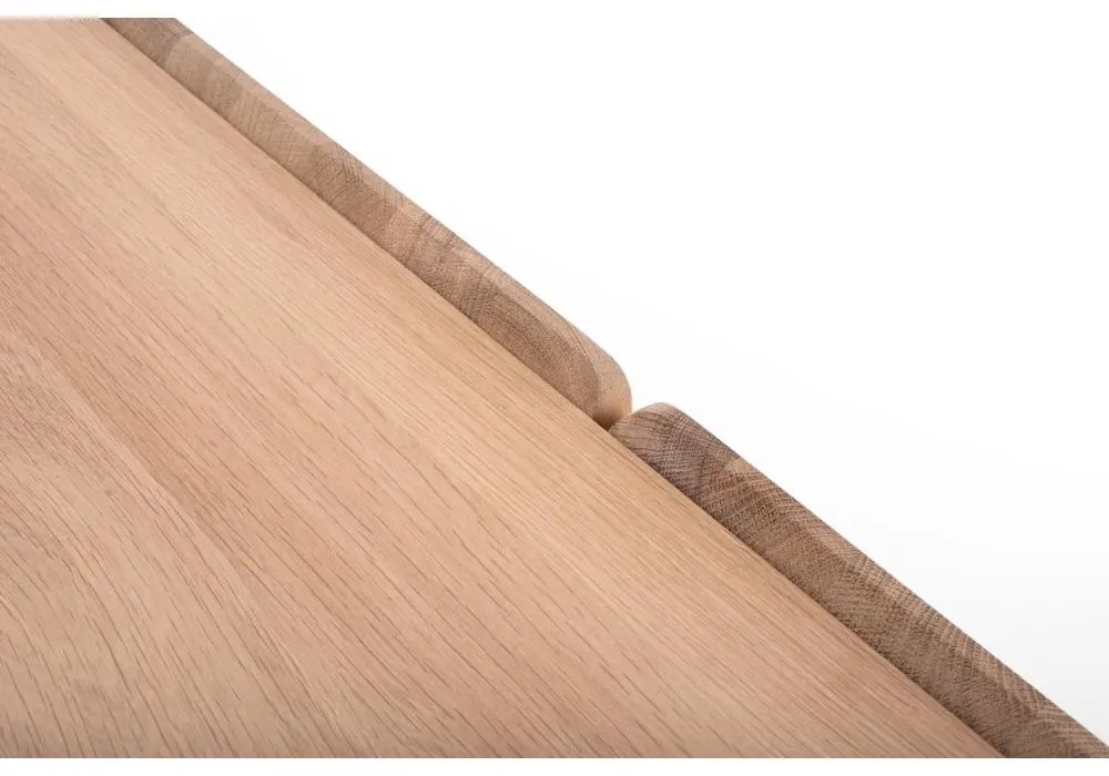 Komoda z litego drewna dębowego w naturalnym kolorze 220x85x42 cm Dvor – Gazzda