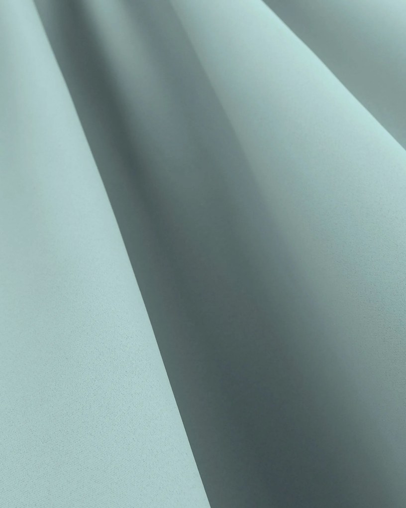 Zasłona zaciemniająca na taśmie marszczącej miętowy 140 x 280 cm 1 szt.