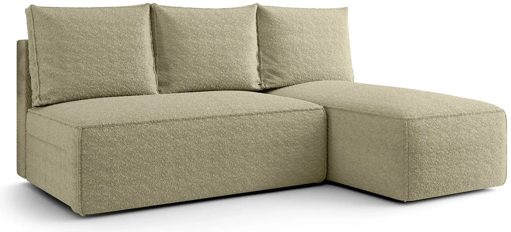 Ciemnobeżowy narożnik rozkładany T1-K02