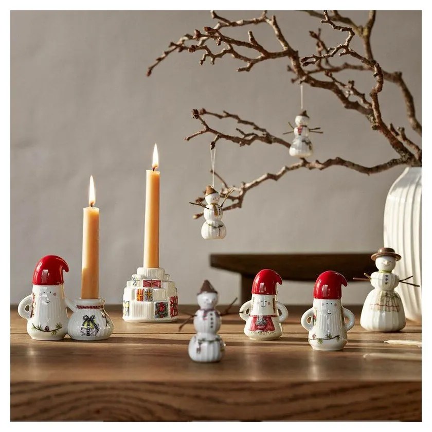 Ceramiczny świecznik ze świątecznym motywem Hammershøi Christmas Gifts – Kähler Design
