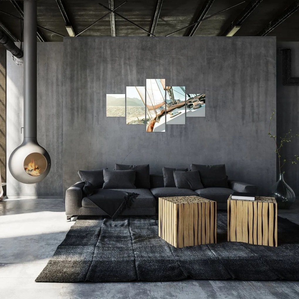 Obraz - Statek (125x70 cm)