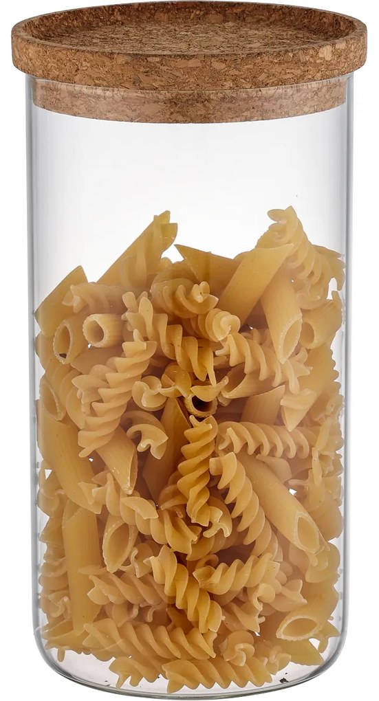 4Home Szklany pojemnik do żywności z pokrywką Cork, 1000 ml, 1000 ml