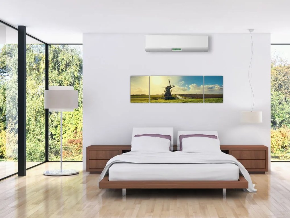 Obraz - Wiatrak (170x50 cm)