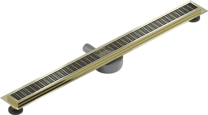 Mexen Flat 360° M33 odpływ liniowy obrotowy 100 cm, złoty - 1533100-40