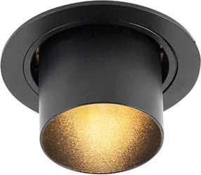 Inteligentny reflektor wpuszczany czarny z możliwością przechylania z WiFi GU10 - Installa