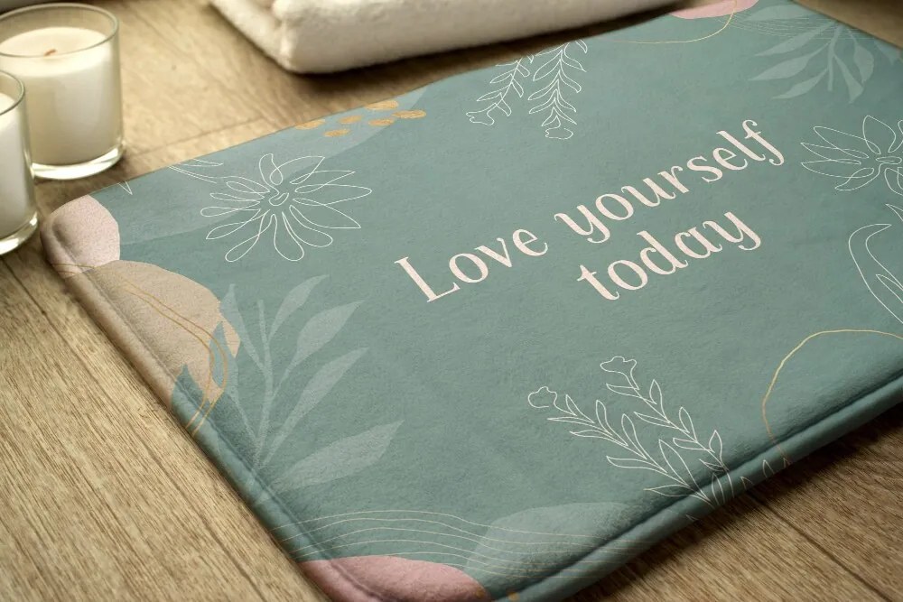 Dywanik łazienkowy antypoślizgowy Dywanik łazienkowy antypoślizgowy Dywanik Polne Kwiaty