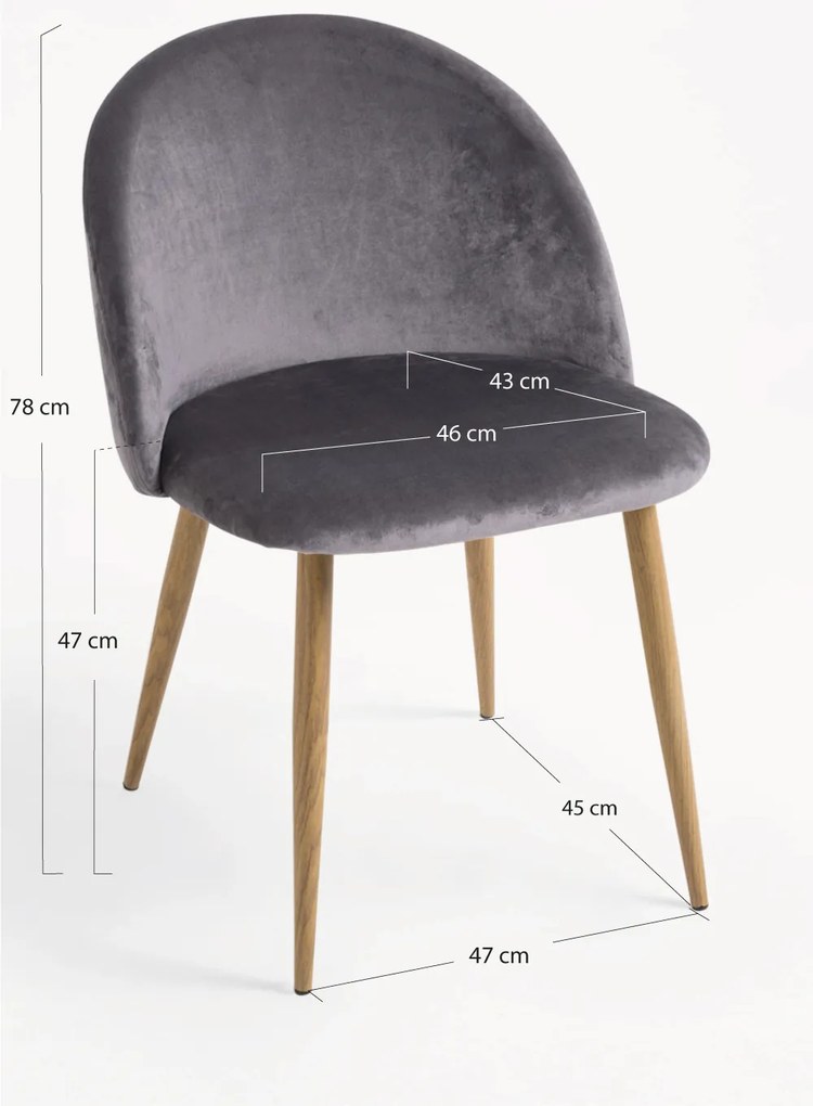 Silla Vint Terciopelo