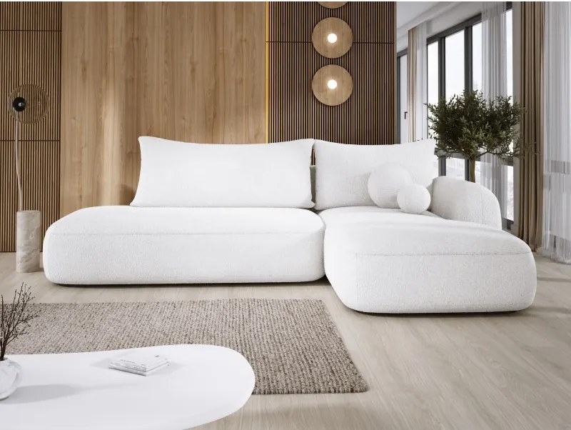 Narożnik BLOOM z funkcją spania układ L Prawy Tkanina NOWORNEVER 01