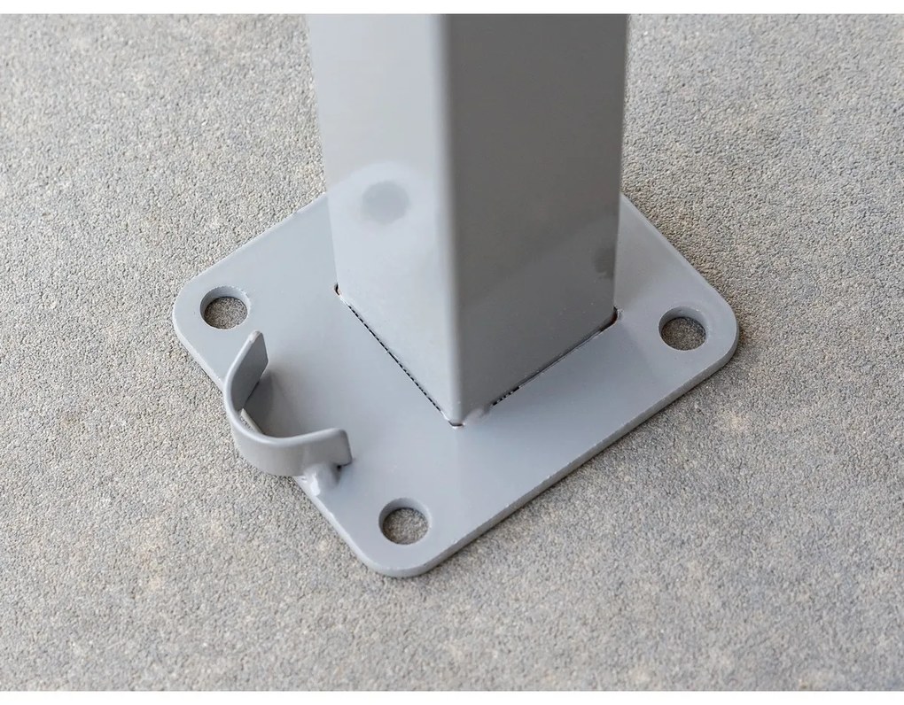 Happy Green Składana parawan przesuwny 3 x 1,6 m, szary