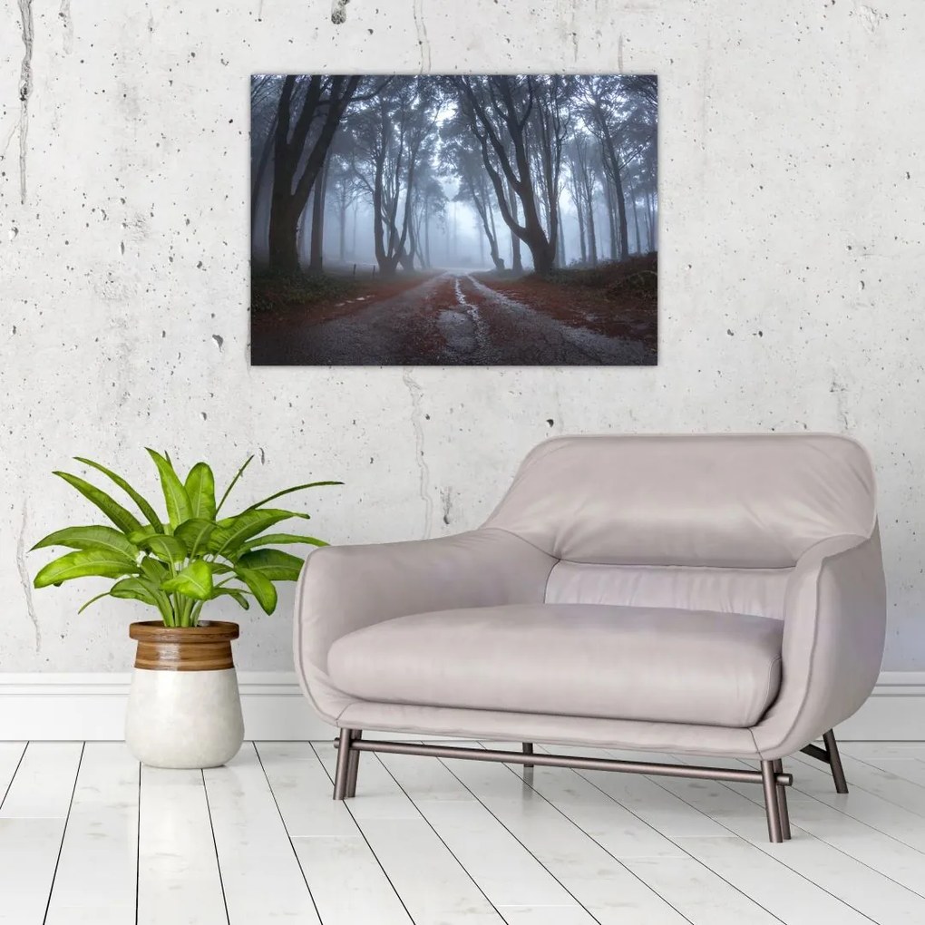 Obraz na szkle - W deszczowy dzień (70x50 cm)