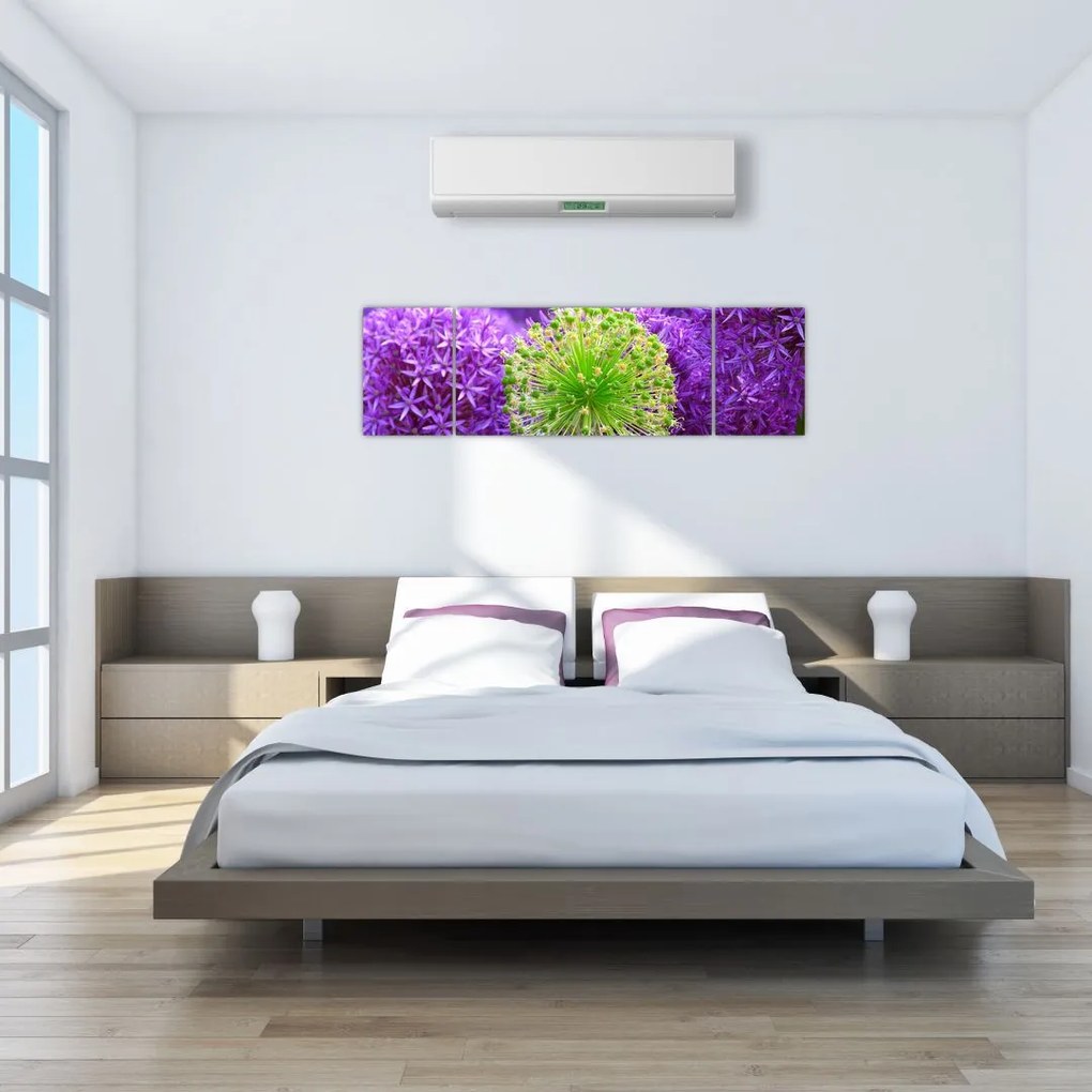 Obraz kwiatu (170x50 cm)