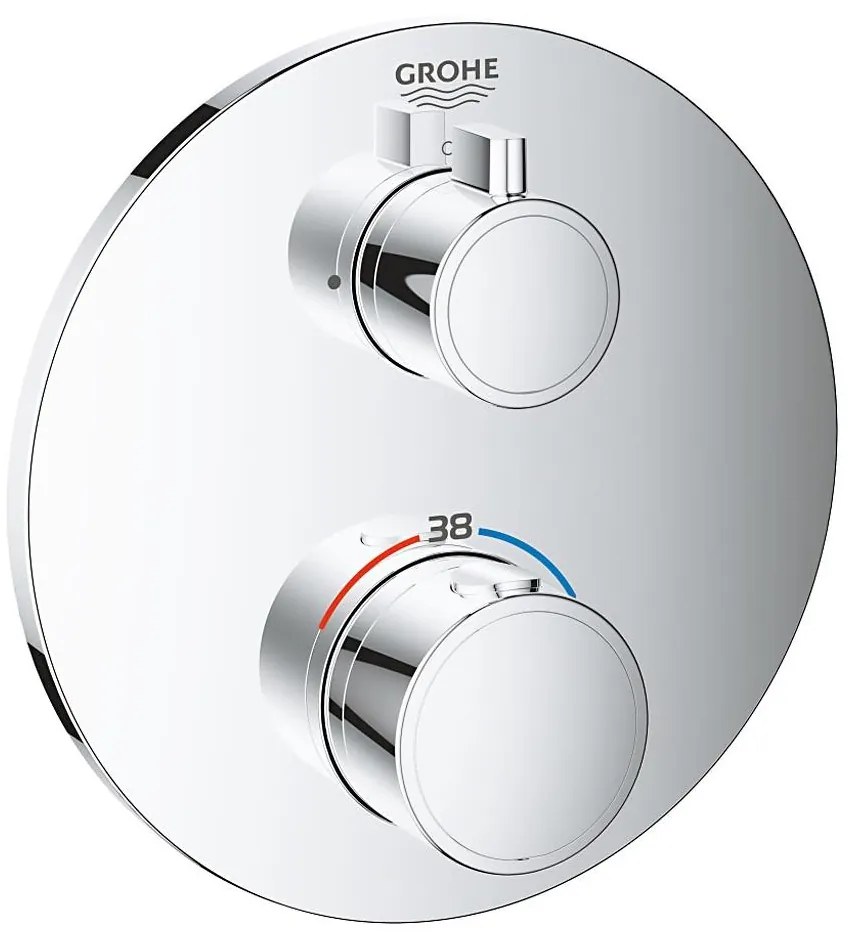 GROHE 24075000 - Bateria termostatyczna GROHTHERM, chrom błyszczący