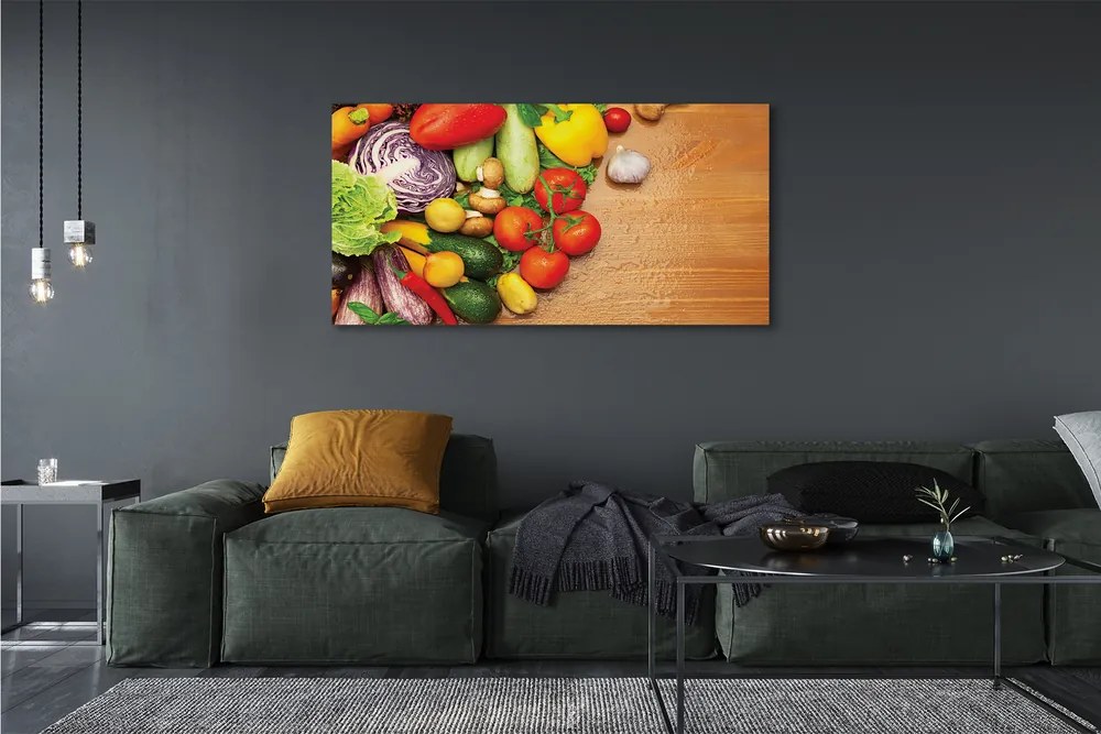 Zdjęcie na płótnie Warzywny Duet z Czosnkiem