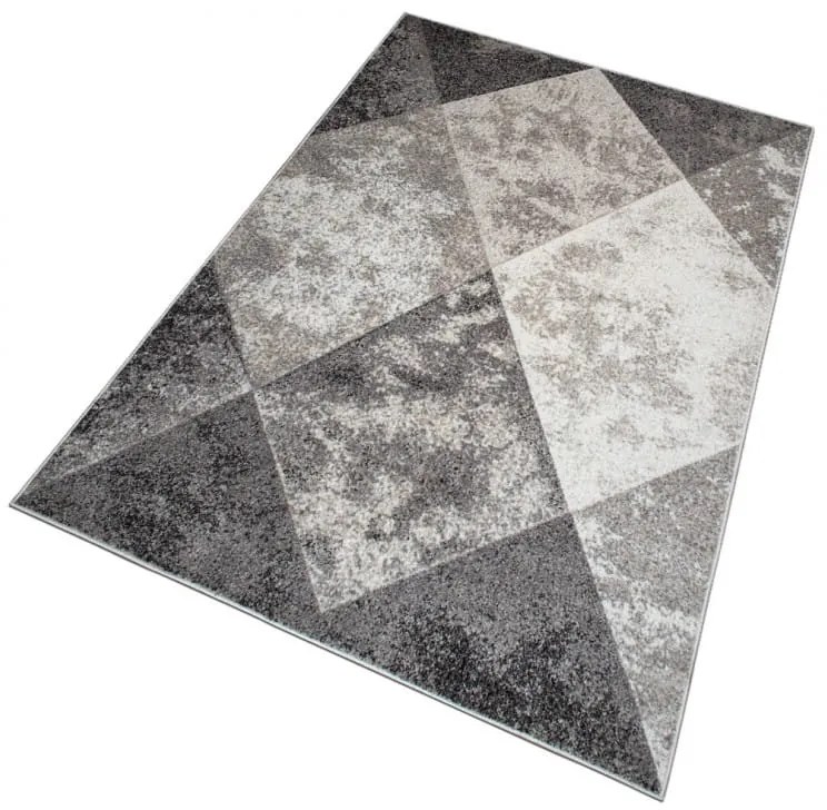 Dywan nowoczesny Perlage Romby beżowo-szary 200 cm x 300 cm