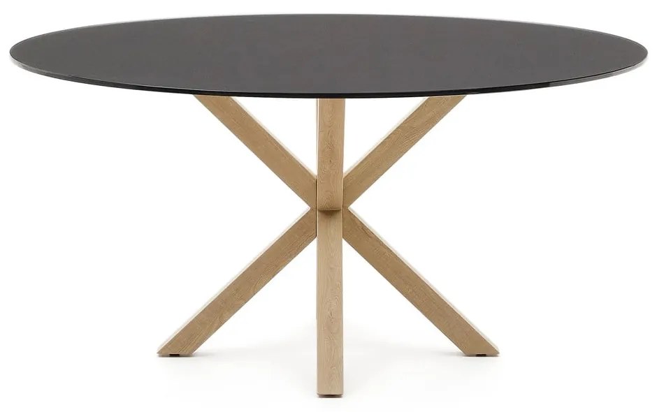 Okrągły stół ze szklanym blatem ø 150 cm Argo – Kave Home