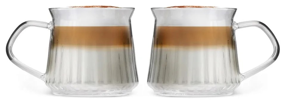 Kubki do cappuccino z podwójną ścianką zestaw 2 szt. 320 ml Mia – Vialli Design