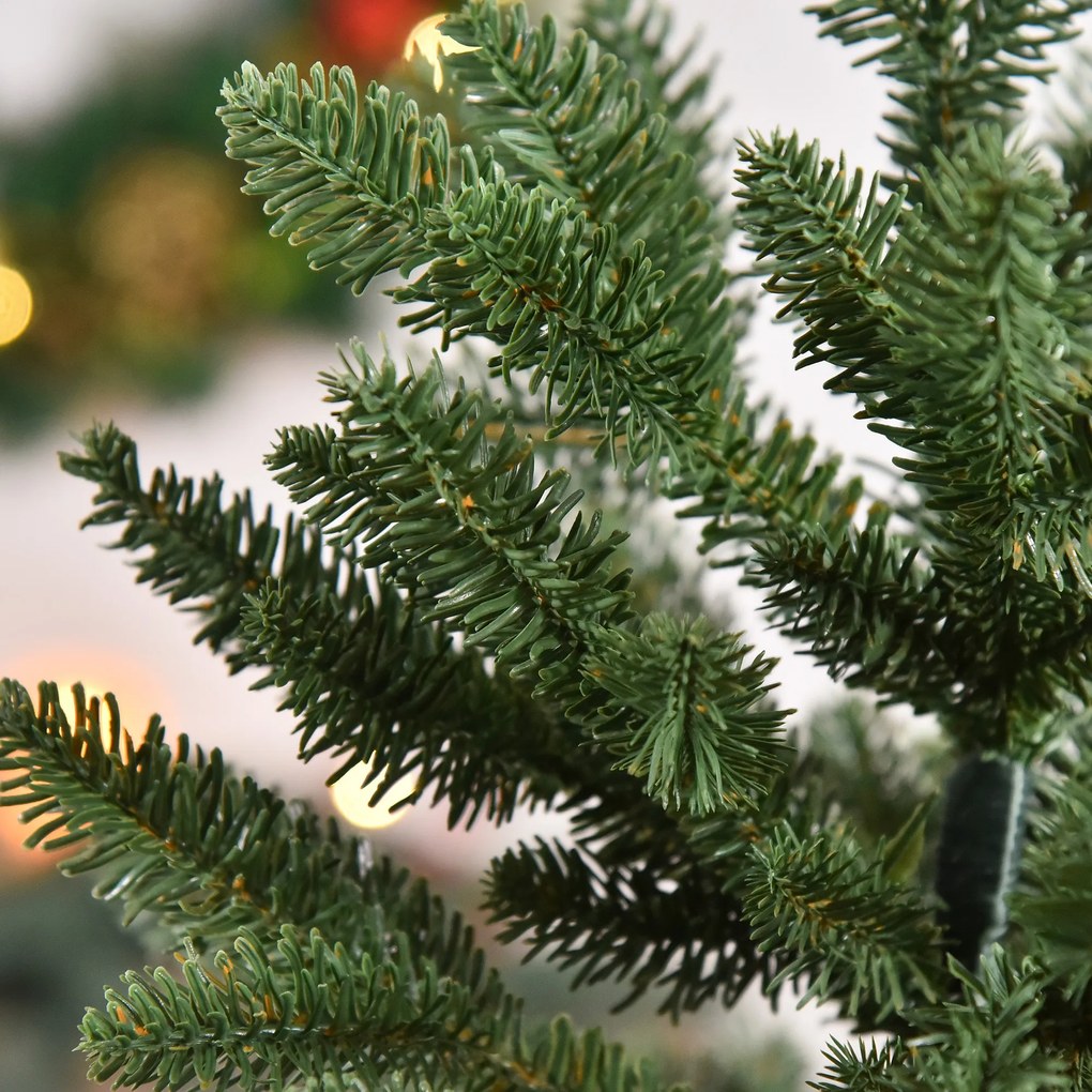 Sztuczna choinka jodła składana i zdejmowana zielony | Aosom.pl