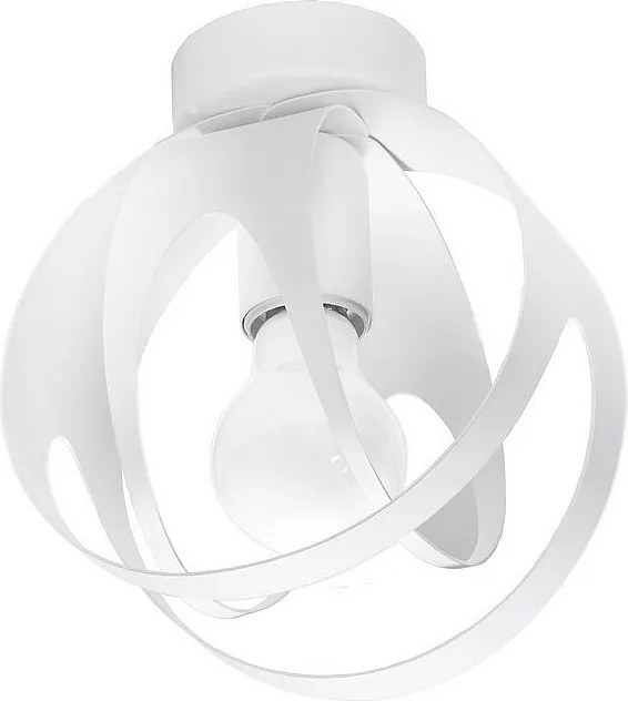 Plafony Nowoczesny Tulos, Stal - 1 Źródło - L.16 X H.21 Cm - Biały