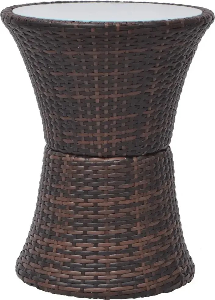 Zestaw brązowych mebli ogrodowych - Lisga