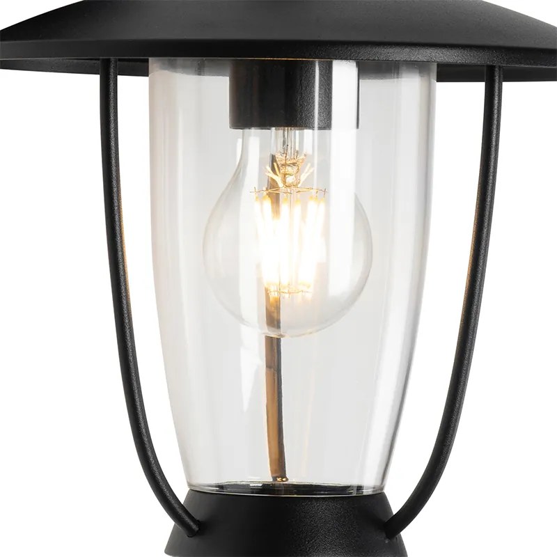 Zewnetrzna Nowoczesna lampa ścienna zewnętrzna czarna - Khana Nowoczesny Oswietlenie zewnetrzne