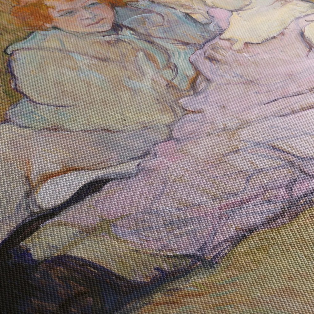 Obraz - Henri de Toulouse-Lautrec, The Sofa, reprodukcje (z zegarem) (90x30 cm)
