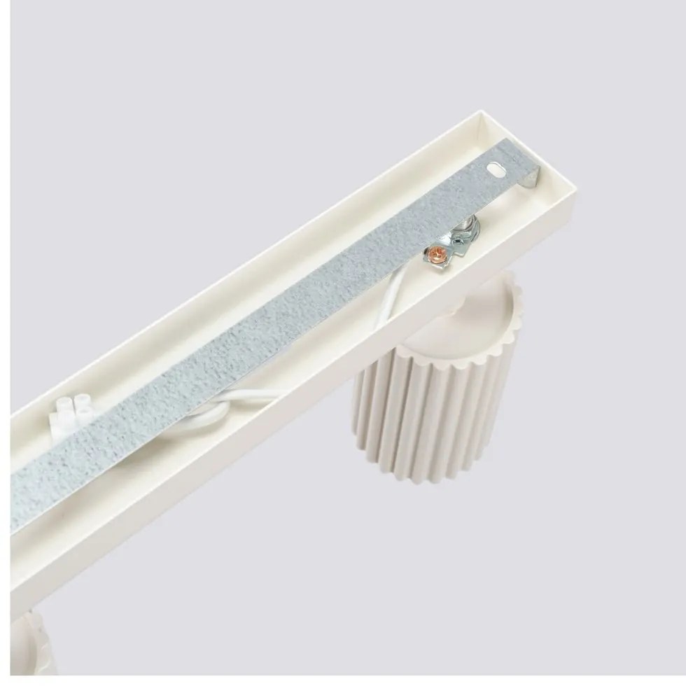 Kremowa lampa punktowa 6,5x81 cm Gleam – Sollux