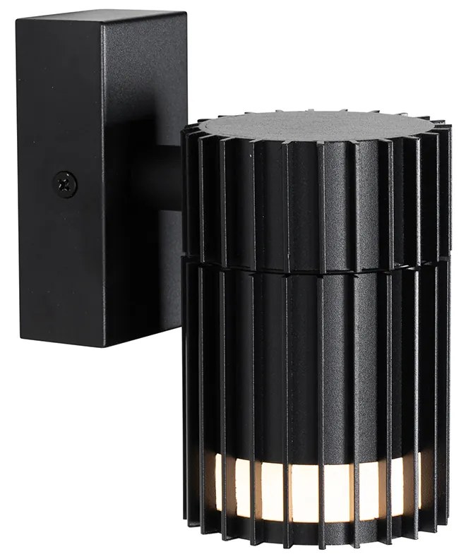Zewnetrzna Designerska lampa ścienna zewnętrzna czarna IP44 - BorisDesignerski Oswietlenie zewnetrzne