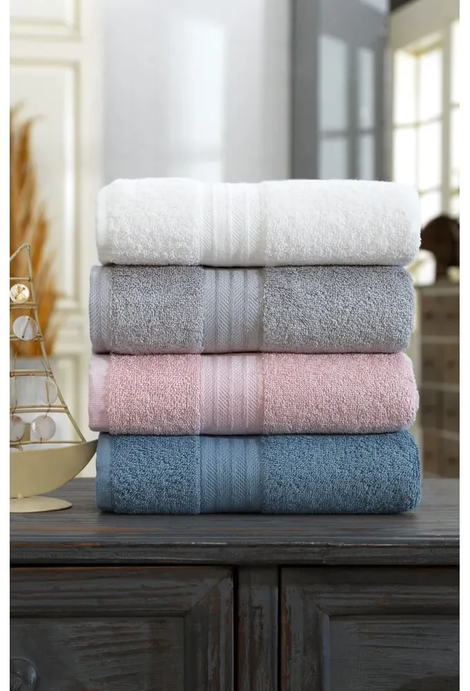 Bawełniane ręczniki zestaw 4 szt. 50x90 cm – Mila Home
