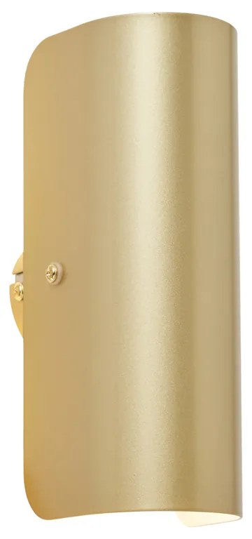 Nowoczesny kinkiet złoty 2-punktowy - Gotthard