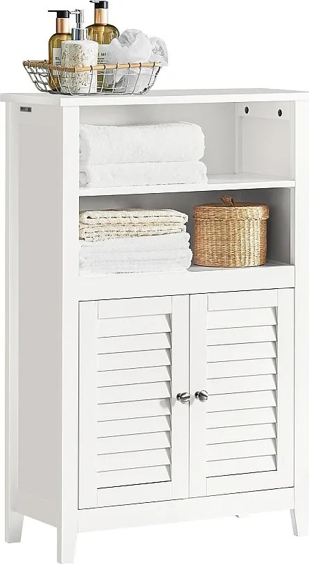 Szafka łazienkowa z półkami BZR13-W