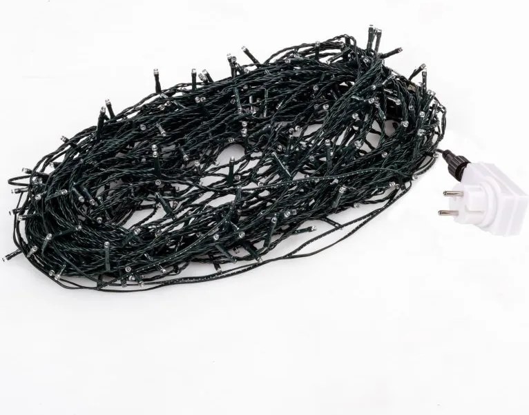 VOLTRONIC Łańcuch świąteczny 40 m, 400 LED, kolorowy