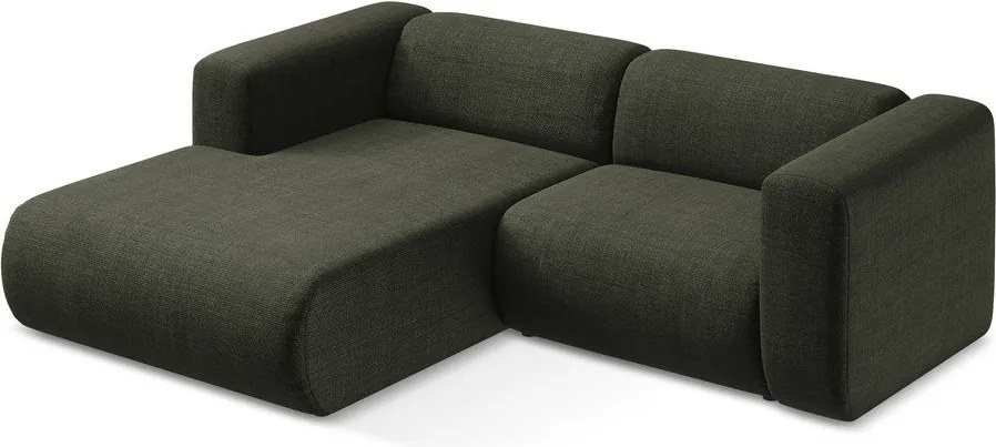 Zielony narożnik (lewostronny/z szezlongiem) Ekahi – Makamii