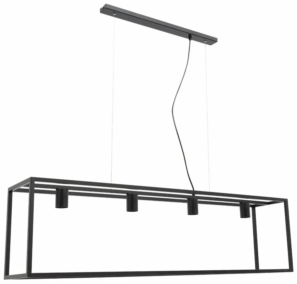 Lampa wisząca FURTIM czarna ELTAP