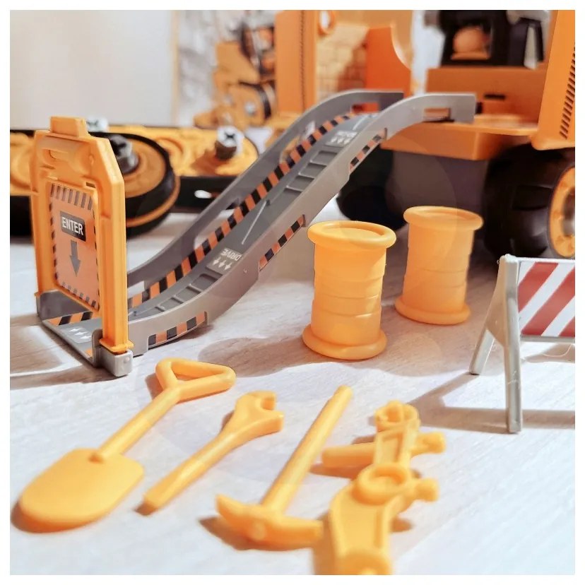 Woopie mega plac budowy 5w1 zestaw xxl do skręcania diy