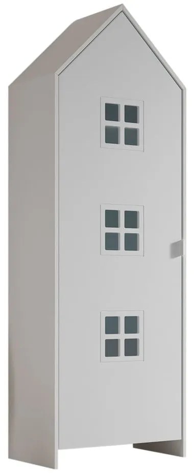 Biała szafa dziecięca 58x172x37 cm Casami Bruges – Vipack
